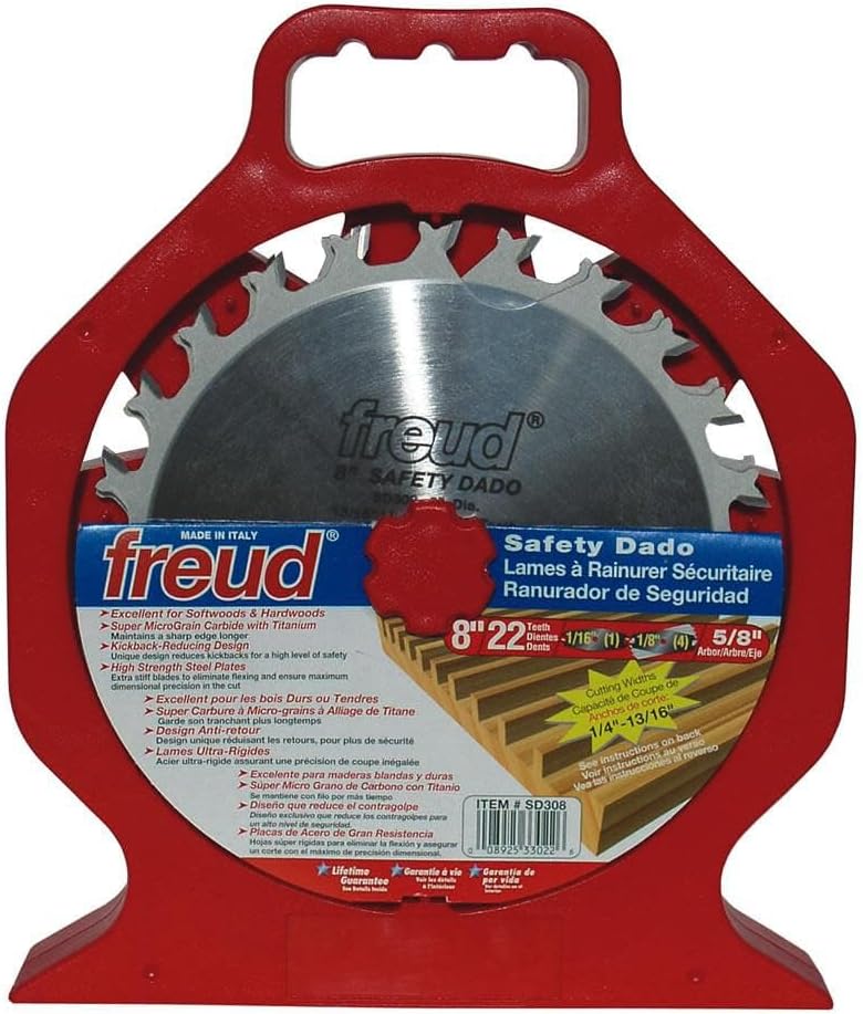 Freud SD308: 20,3 cm Sicherheits-Dado-Sets 20,3 cm Safety Dados, 20,3 cm Safety Dados