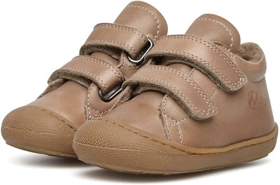 Naturino Cocoon VL-Lauflernschuh aus Nappleder mit Wollfutter-Altrosa 17 EU Taubengrau, 17 EU Tauben