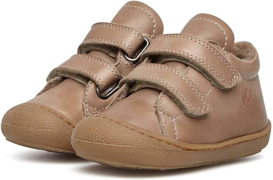 Naturino Cocoon VL-Lauflernschuh aus Nappaleder-Altrosa 21 EU Taubengrau, 21 EU Taubengrau