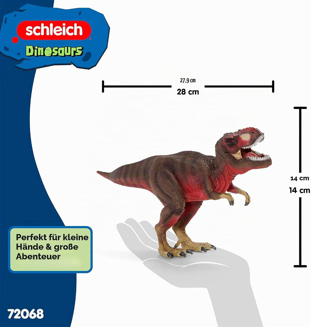 schleich DINOSAURS 72068 Tyrannosaurus Rex - König der Dinosaurier T Rex Dino mit Mörderischem Beweg