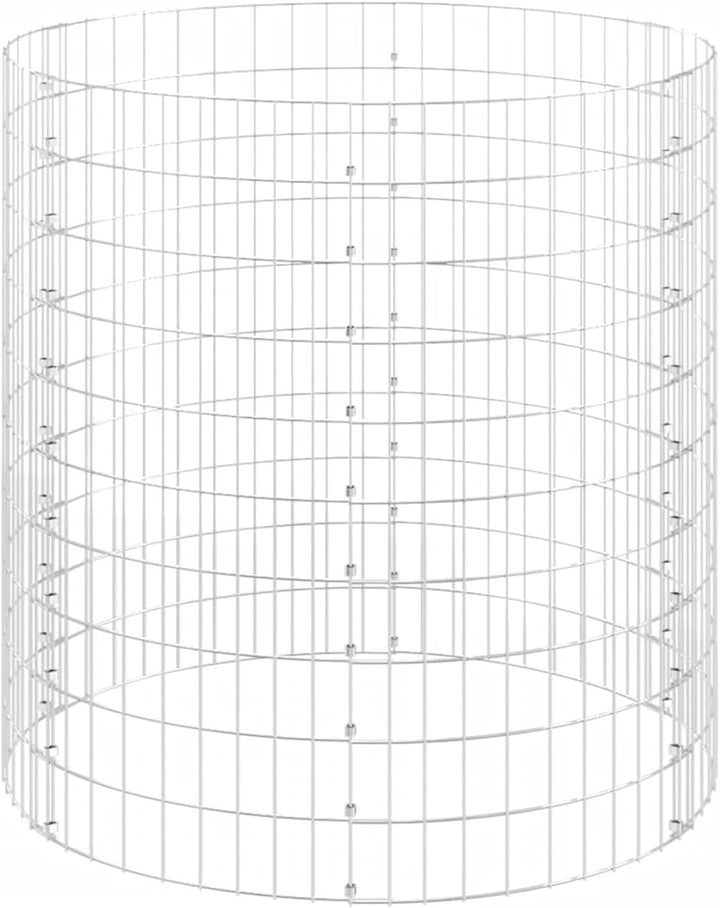Gartenkomposter Ø100x100 cm Verzinkter Stahl Rasen, Garten Model3115944 1 Stück Ø 100 x 100 cm, 1 St