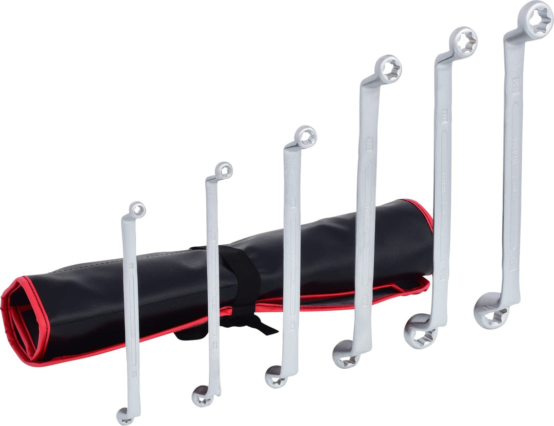 KS Tools 911.0360 CLASSIC Doppel-Ringschlüssel-Satz TX-E, gekröpft, 6-tlg.