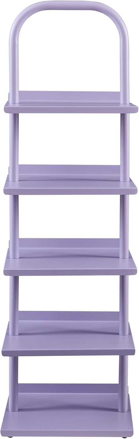 [en.casa] Schuhregal schmal für Kinder Poytya Schuhablage hoch für 5 Paare Organizer Standregal mit