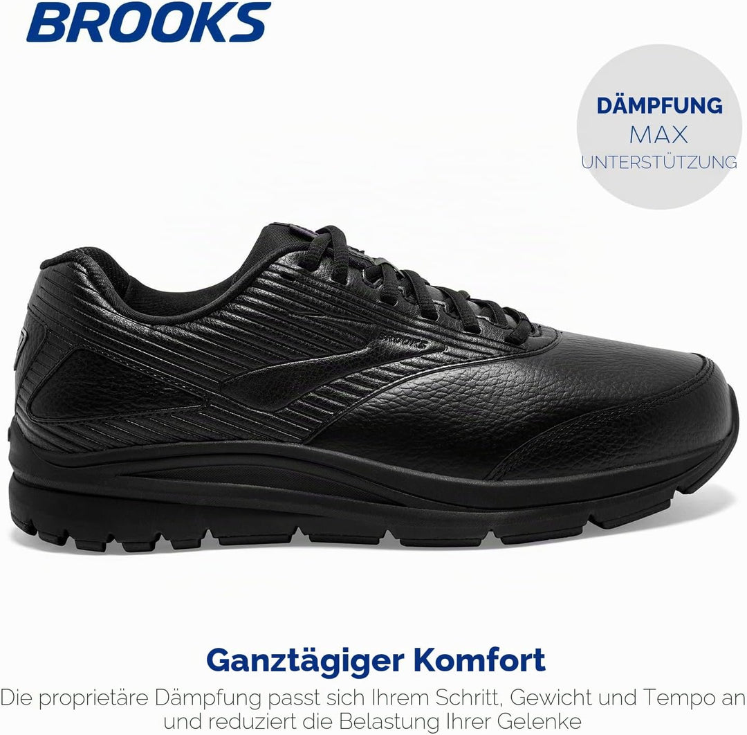 Brooks Herren Addiction Walker 2 Traillaufschuh 44.5 EU Weit Schwarz, 44.5 EU Weit Schwarz