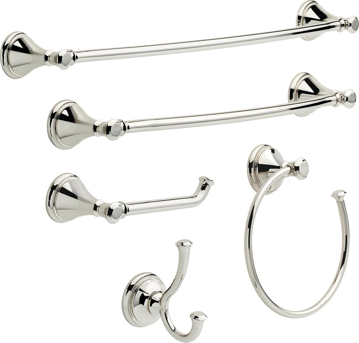 Delta Faucet 79746-PN, 6,7 x 17,8 x 6,7 cm, Nickel poliert Handtuchring Polierts Nickel, Handtuchrin