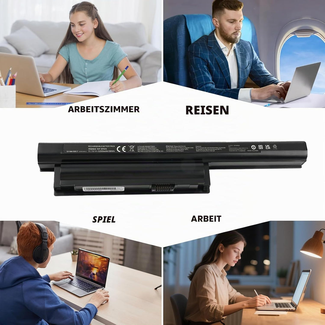 Oyomba VGP-BPS26 VGP-BPL26 VGP-BPS26A VGP-BPS26S Akku für Sony VAIO VPC-CA15FW VPC-CA15FG VPC-CA16EC