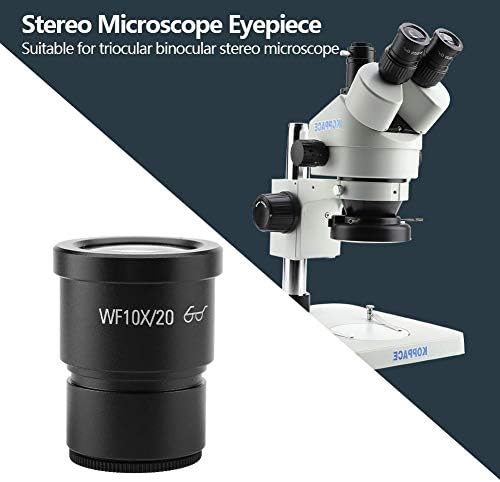 Mikroskopobjektiv, 1 STÜCKE WF10X / 20 Weitfeld Stereomikroskop Okulare Montagegrösse 30mm
