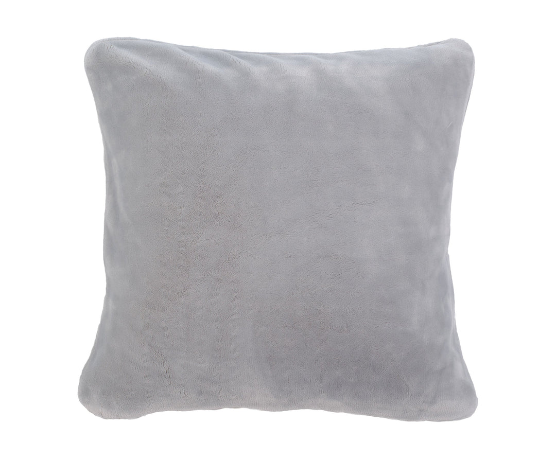 Gözze - Premium Cashmere-Feeling Kissenbezüge, 500 g/m², 50 x 50 cm - Silber, Silber