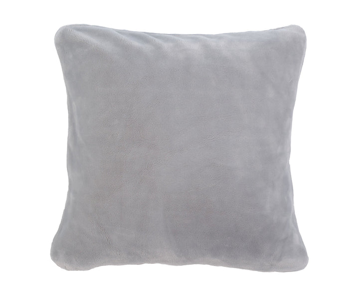 Gözze - Premium Cashmere-Feeling Kissenbezüge, 500 g/m², 50 x 50 cm - Silber, Silber