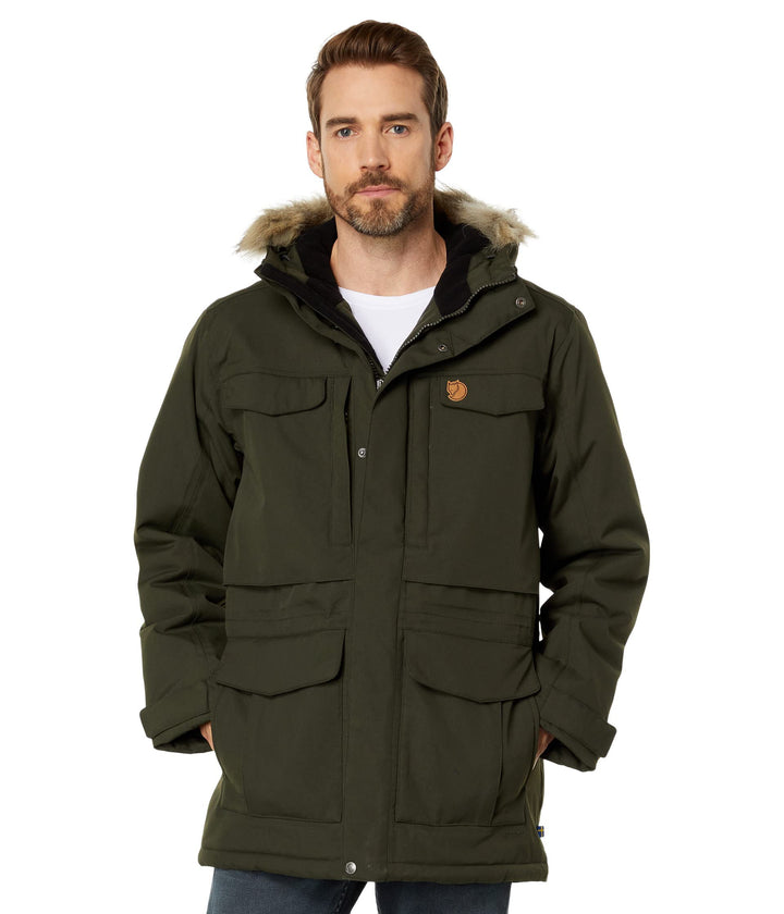 Fjällräven Herren Nuuk Parka M Jacket (1er Pack) S Deep Forest, S Deep Forest