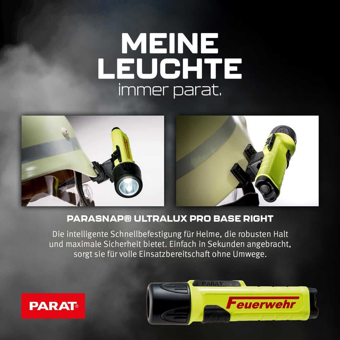 PARAT PARALUX® PX1 FEUERWEHR Set für Schuberth F120 Pro/F130 Rechts | LED Arbeitsleuchte mit 120 Lum