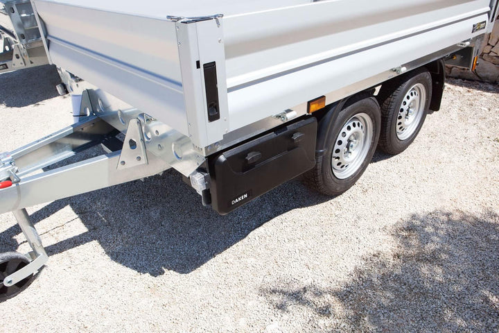 DAKEN BLACKIT 82202 Werkzeugkasten 23l Staukasten 550x250x295 mm für Anhänger und LKW Unterflurbox i