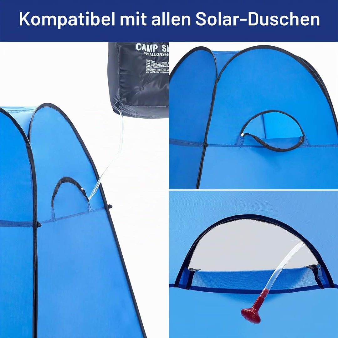 Wolfwise Pop up Toilettenzelt Umkleidezelt, Camping Duschzelt Outdoor Mobile Toilette Umkleidekabine