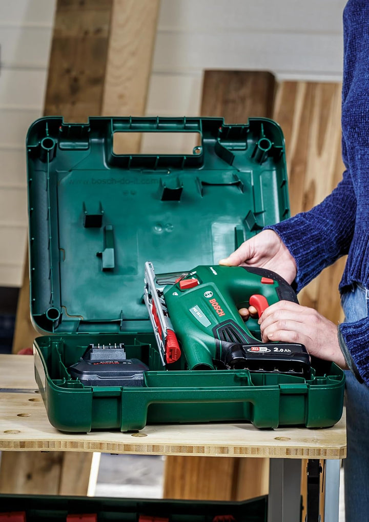 Bosch 1x Aufbewahrungskoffer LSR (für eine sichere Aufbewahrung der PST 18 LI, Gen. II + Akku und La