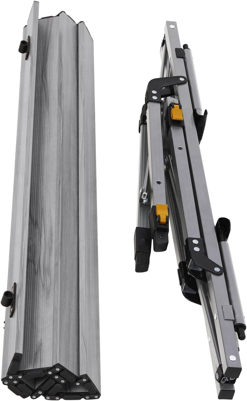 Campingtisch klappbar höhenverstellbar Falttisch tragbar Aluminium inkl. Tragetasche Outdoortisch we