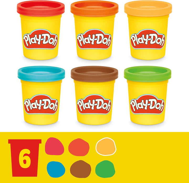Play-Doh Burger Spielset, Bastel-Set für Mädchen und Jungen ab 3 Jahren, Kochspielzeug für Kunst & H