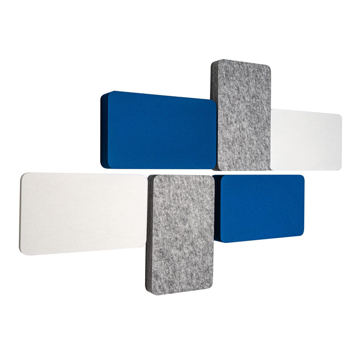 FENNEXT® Schallabsorber Wand Paneele [6 Stk.] für spürbar reduzierte Geräusche I Modernes Akustikbil