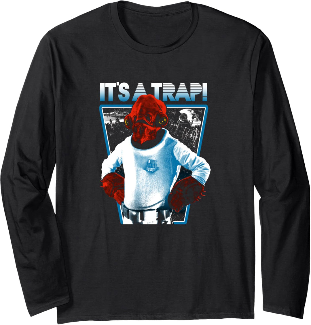 Star Wars Ackbar It's a Trap Langarmshirt