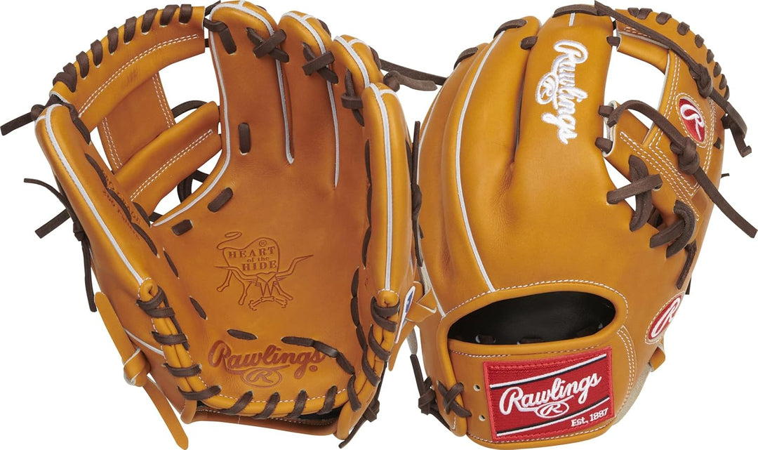 Rawlings Heart of The Hide Baseballhandschuh-Serie Rechte Hand Wurf Infield Pro I-Web 29,2 cm (11,5