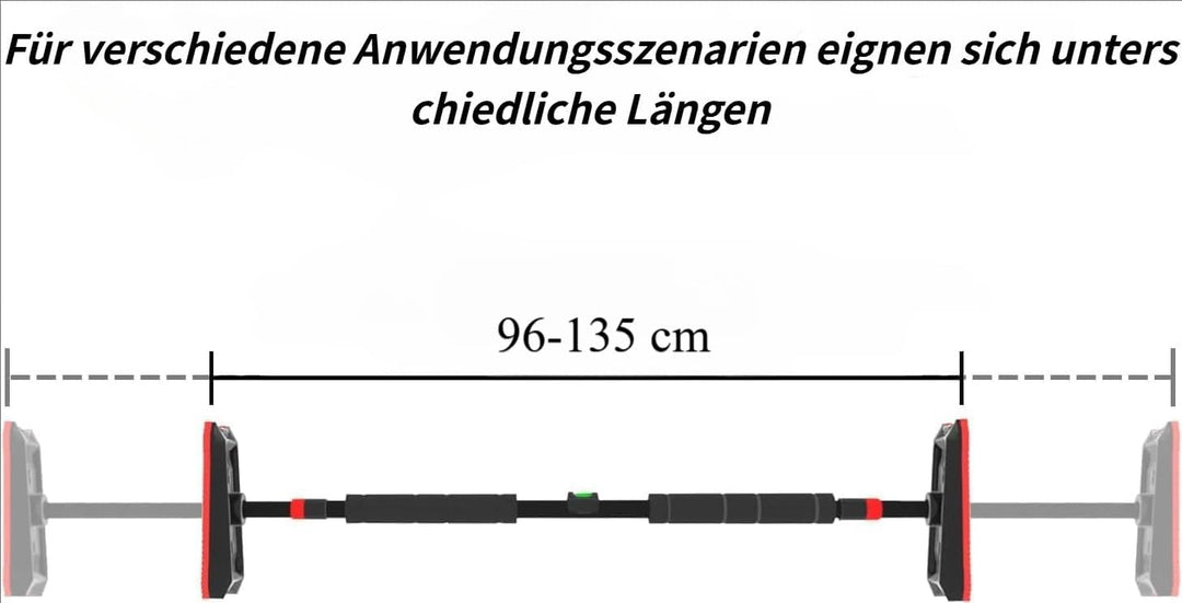 KAIDIDA Verstellbare Klimmzugstange für Türrahmen, Klimmzugstange für Türrahmen, Klimmzugstange mit