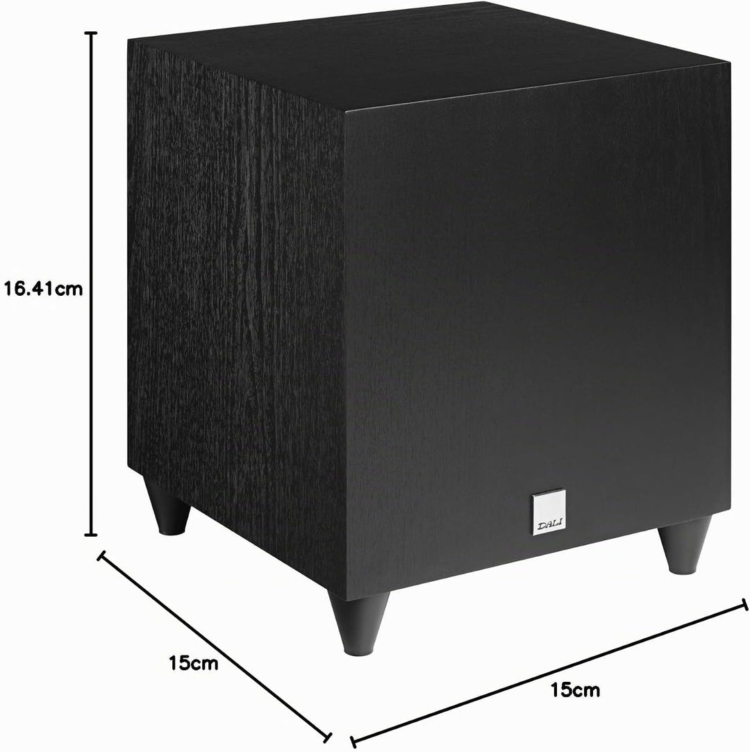 Dali Subwoofer Sub C-8 D Schwarz Esche Schwarz, Esche Schwarz