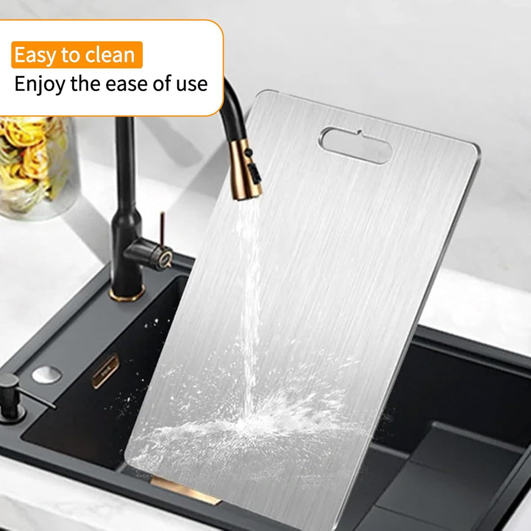 3 Stücke Titan Schneidebrett, BPA-freies Doppelseitiges Lebensmittel Titanium Cutting Board, Gewährl