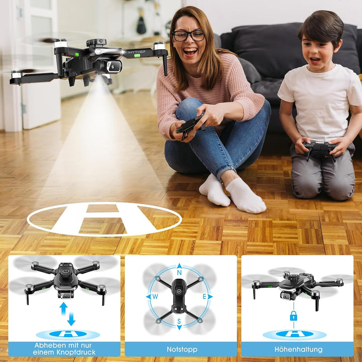 S165 Drohne mit Kamera 1080P für Erwachsene &amp; Anfänger,45 Minuten Flugzeit (3 Akkus), 5G WiFi Echtze