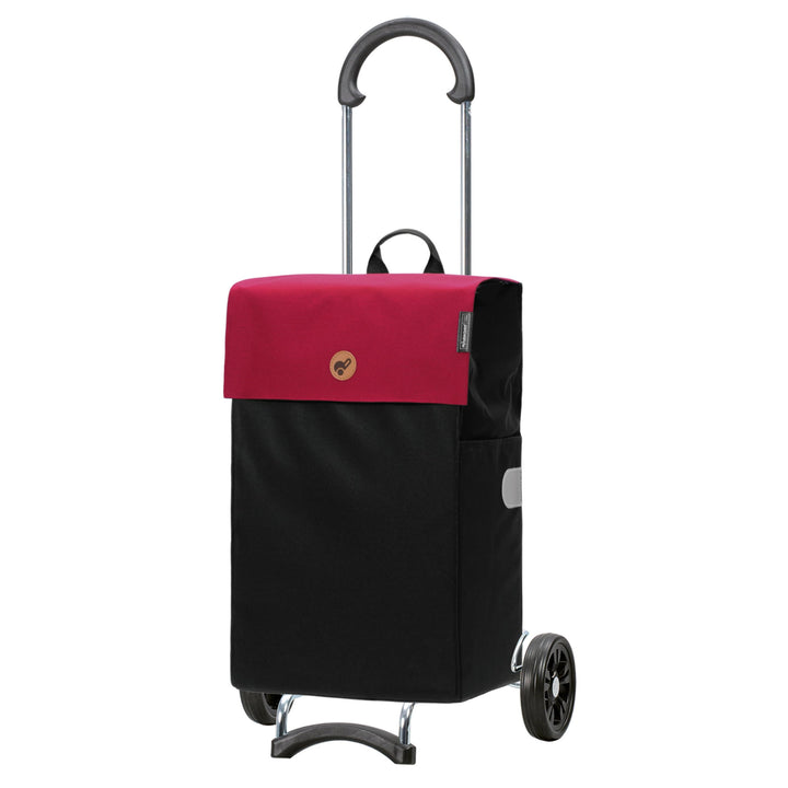 Andersen Shopper Scala Stahl mit Rad Ø 15 cm und 47 Liter Tasche Hera