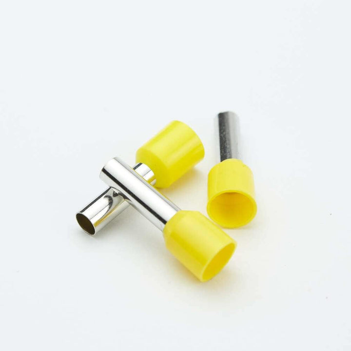 edi-tronic Aderendhülsen isoliert 6mm² 1000 St. E-6mm² gelb 1000x Aderendhülsen 6mm² isoliert, 1000x