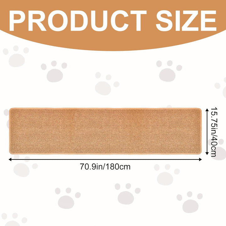 Kratzmatte Katze 40 x 180cm Verdickt Extra Grosse, Katze Kratzschutz Kratzmatte für Katze Katzenkrat