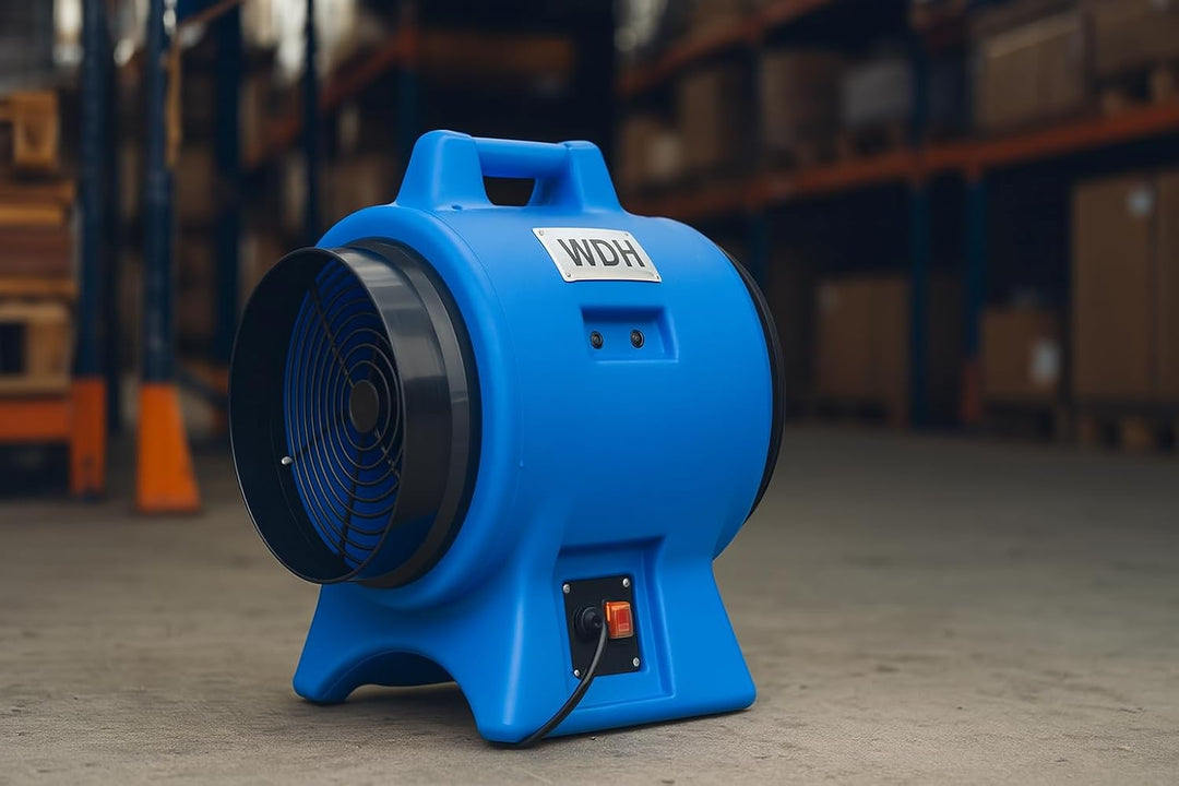 Aktobis Kunststoffgebläse, Transportventilator, Baustellengebläse WDH-AP11 (2.400 m³/h)