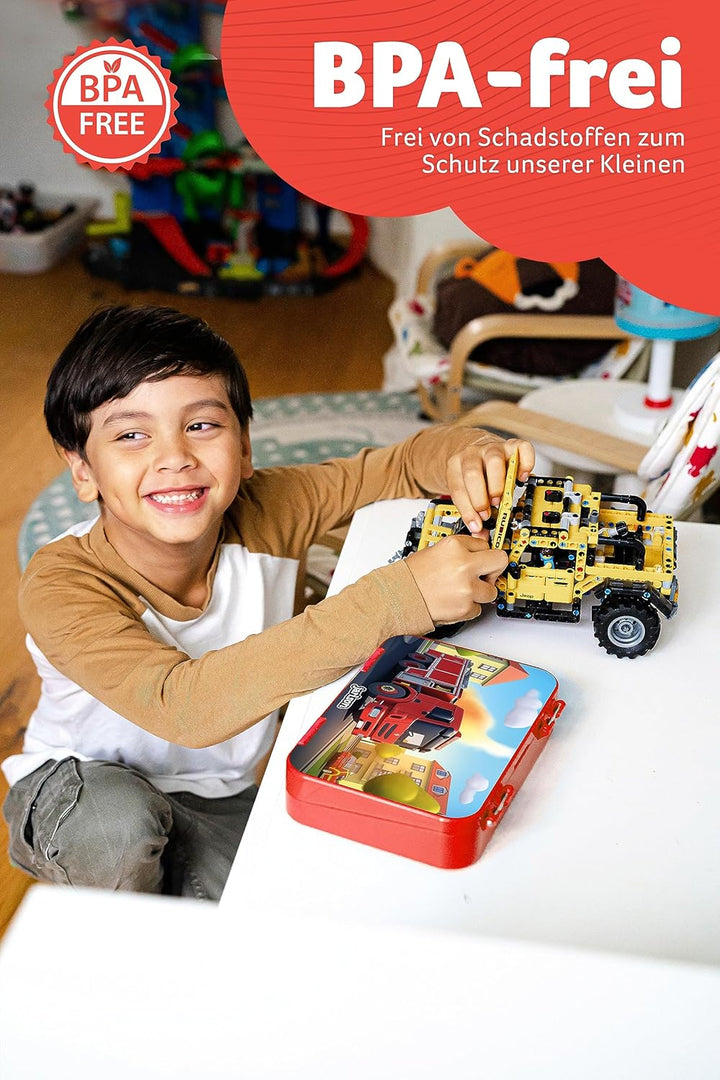 Jarlson® Brotdose Kinder mit Fächern - TONI Lunchbox - Bento Box auslaufsicher – Jausenbox für Kinde