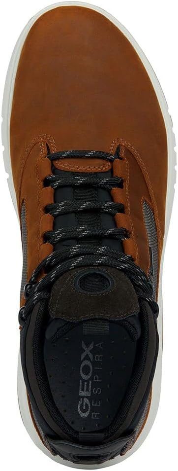Geox Jungen U Aerantis 4x4 B ABX Ankle Boot 40 EU Ochre Graphite, 40 EU Ochre Graphite
