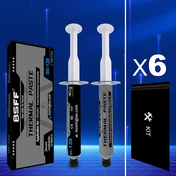 BSFF Wärmeleitpaste, 80g mit 6 Toolkit, 80G