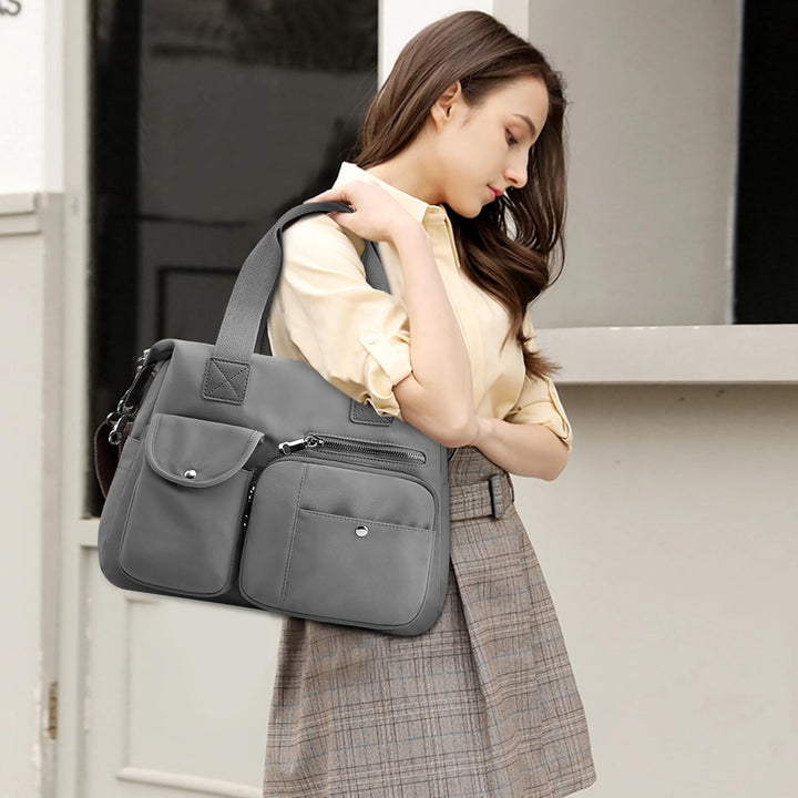 DORRISO Damen Handtasche Umhängetasche Schultertasche Casual Umhängetaschen Gross Kapazität Schulter