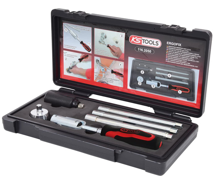 KS Tools 116.2050 Waschtisch-Montage-Satz, 6-tlg
