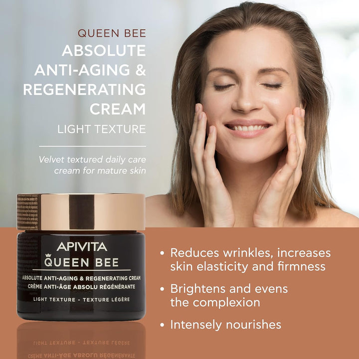 APIVITA Queen Bee Absolute Anti-Aging & Regenerating Cream Light Texture, 50 ml 47.91 g (1 erPack),