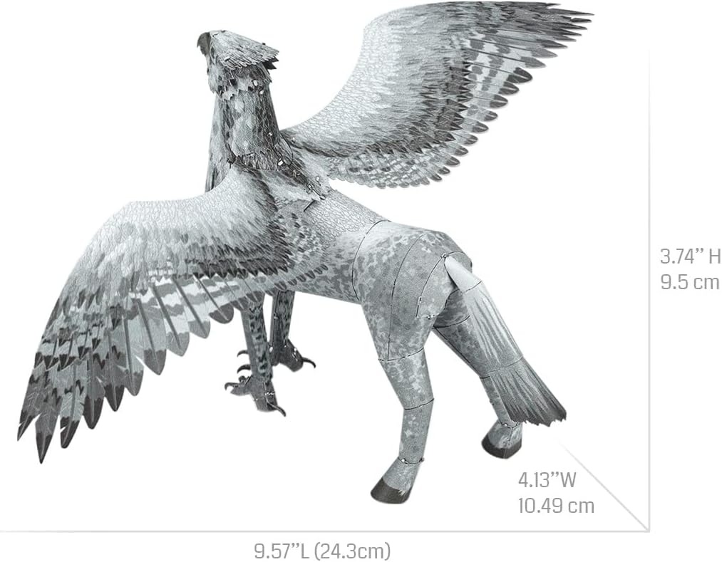 Fascinations MMS452 Metal Earth Metallbausätze - Harry Potter Seidenschnabel Buckbeak, lasergeschnit