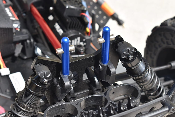 GPM Arrma 1/7 FIRETEAM Tactical Unit 6S BLX ARA7618 Tuning Teile Aluminium + Stainless Steel Front+R