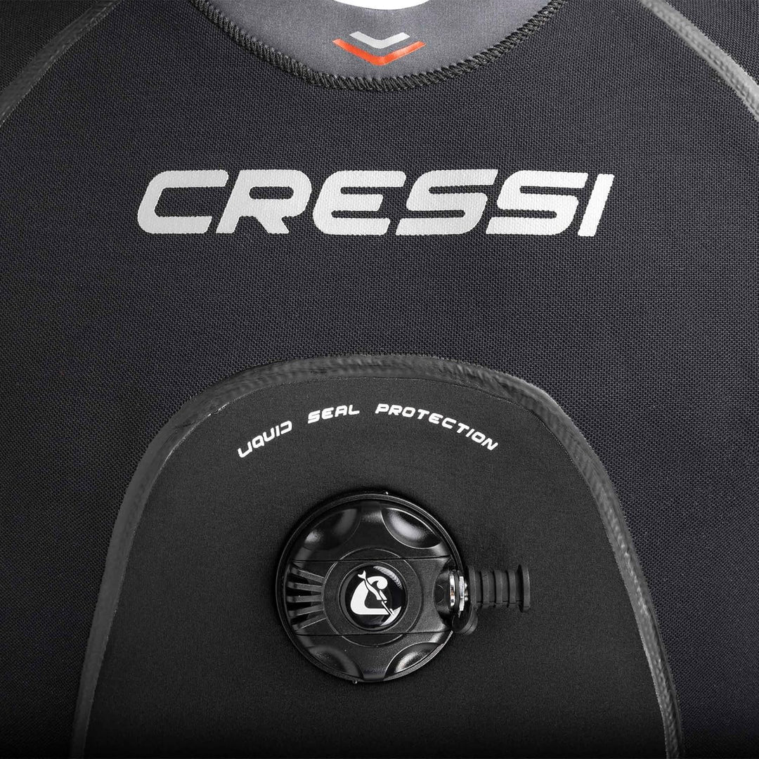 Cressi Desert Lady Dry Suit 4mm HD - Women's Diving Dry Suit, Black XL/5, XL/5