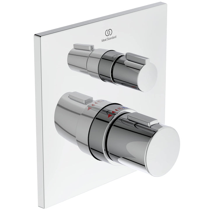 Ideal Standard A6956AA Ceratherm C100 Badethermostat Unterputz Unterputz Einzelthermostat Chrom, Unt