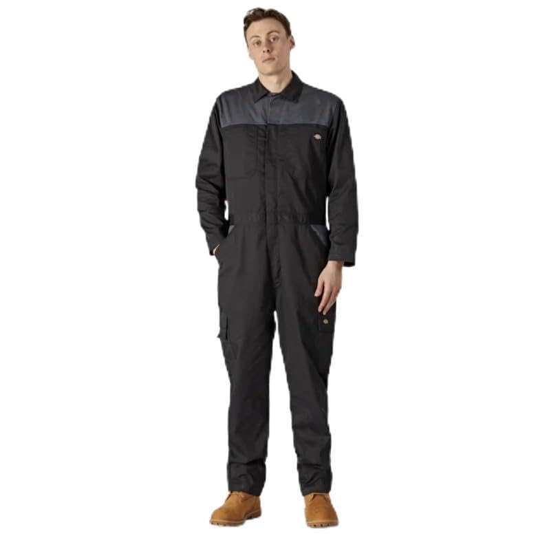 Dickies Herren Everyday Coverall Coverall (1er Pack) S SCHWARZ GRAU, S SCHWARZ GRAU