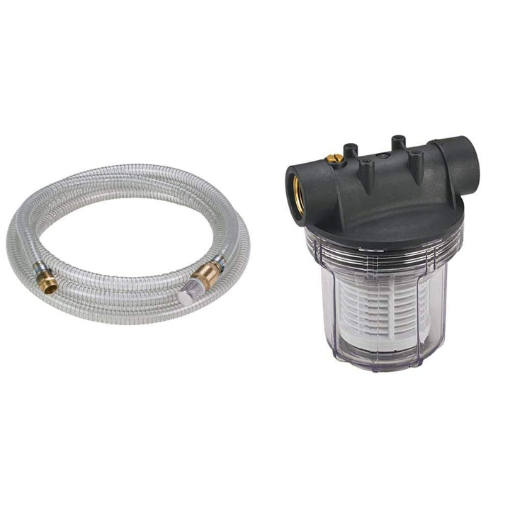 Original Einhell Saugschlauch 7 m Messing (Pumpen-Zubehör, 7 m Länge, Messinganschluss 42 mm 1 1/4 Z