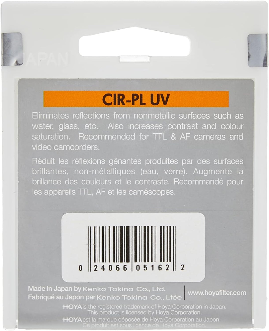 Hoya HRT Pol Cirkular Polfilter (49 mm) HRT CIR-PL 49mm Schwarz, 49mm
