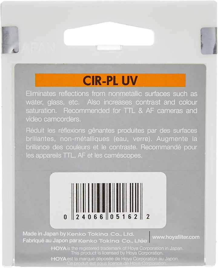 Hoya HRT Pol Cirkular Polfilter (49 mm) HRT CIR-PL 49mm Schwarz, 49mm