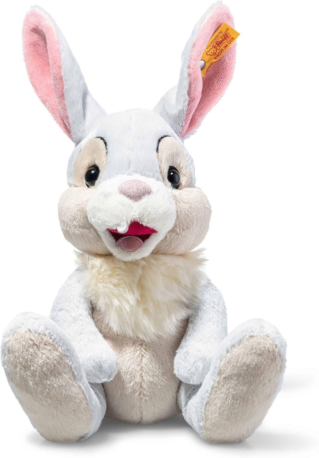 Steiff Klopfer Hase sitzend Disney - 21cm Kuscheltier für Babys - weich & waschbar - bunt (024627),