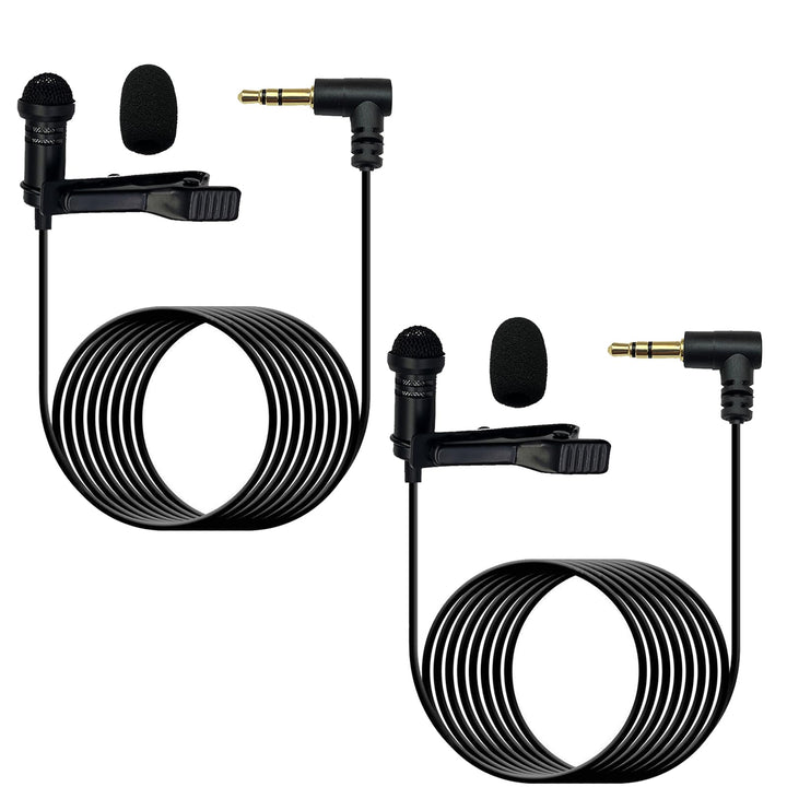 MICMXMO Set mit 2 Lavalier Mikrofone Ansteckmikrofone für DJI MIC 2, die kabellosen Mikrofone, für R