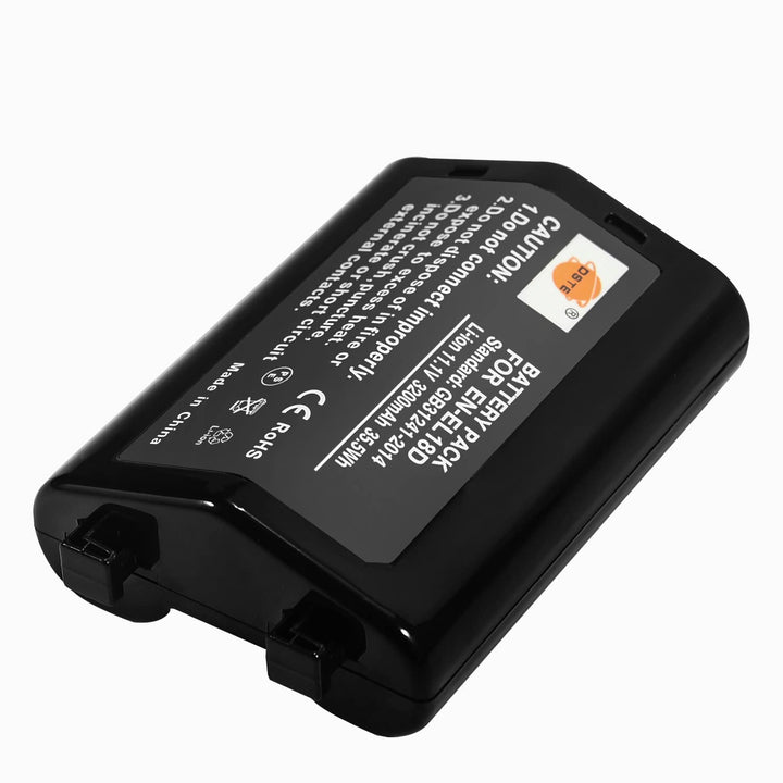 DSTE Electron 2pcs EN-EL18 EN-EL18D Ersatz Batterie Akku Kompatibel mit Nikon D4, D4S, D5, D6, Z9, D