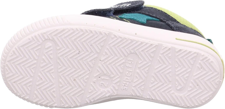 Superfit Mädchen Moppy Sneaker 19 EU Blau Hellgrün 8020, 19 EU Blau Hellgrün 8020