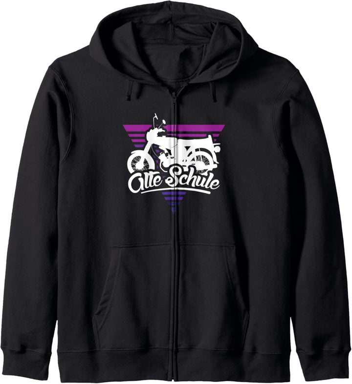 Alte Schule Simson S-51 Fanartikel Kapuzenjacke